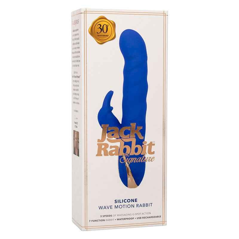 CALEXOTICS - JACK RABBIT VIBRATOR WELLENBEWEGUNG BLAU - Vanelion Paradise