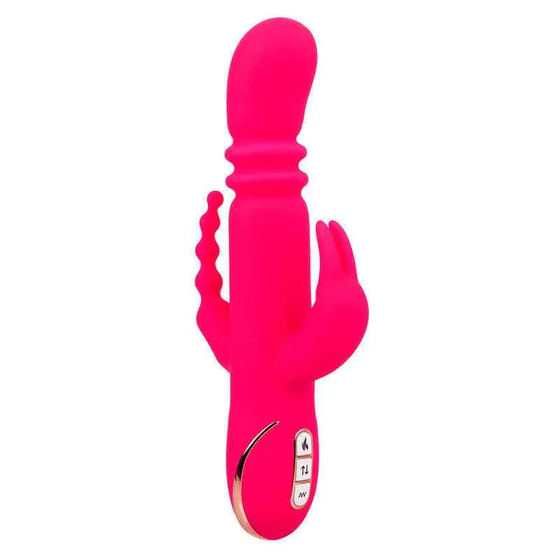 CALEXOTICS - JACK FANTASY DREIFACH BEHEIZTER VIBRATOR RABBIT ROSA - Vanelion Paradise