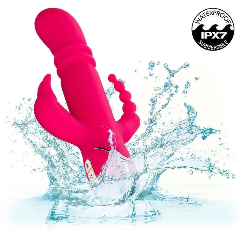 CALEXOTICS - JACK FANTASY DREIFACH BEHEIZTER VIBRATOR RABBIT ROSA - Vanelion Paradise