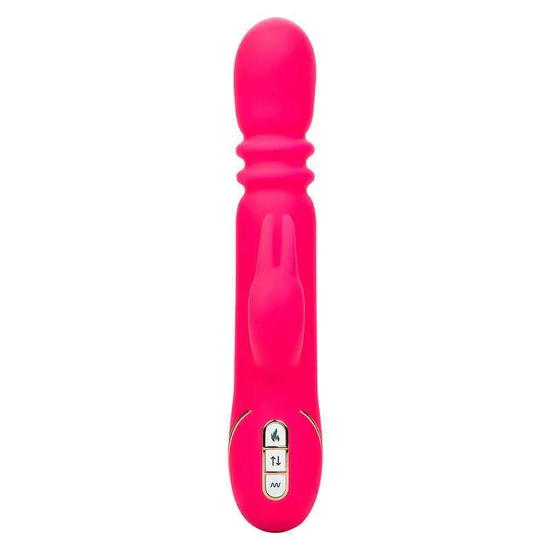 CALEXOTICS - JACK FANTASY DREIFACH BEHEIZTER VIBRATOR RABBIT ROSA - Vanelion Paradise