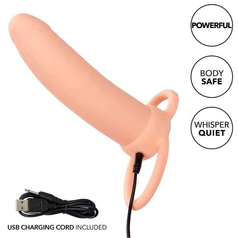 CALEXOTICS - MAXX THICK DUAL PENETRATOR 10 VIBRATIONEN FLEISCH - Vanelion Paradise