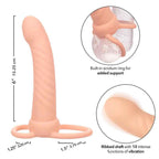 CALEXOTICS - MAXX RIBBED DUAL PENETRATOR 10 VIBRATIONEN FLEISCH - Vanelion Paradise