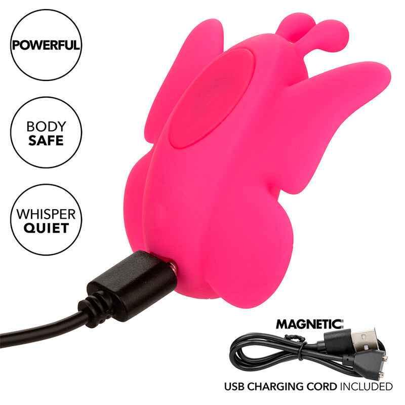 CALEXOTICS - NEON VIBES DER FLUTTER VIBE STIMULATOR 10 VIBRATIONEN ROSA - Vanelion Paradise