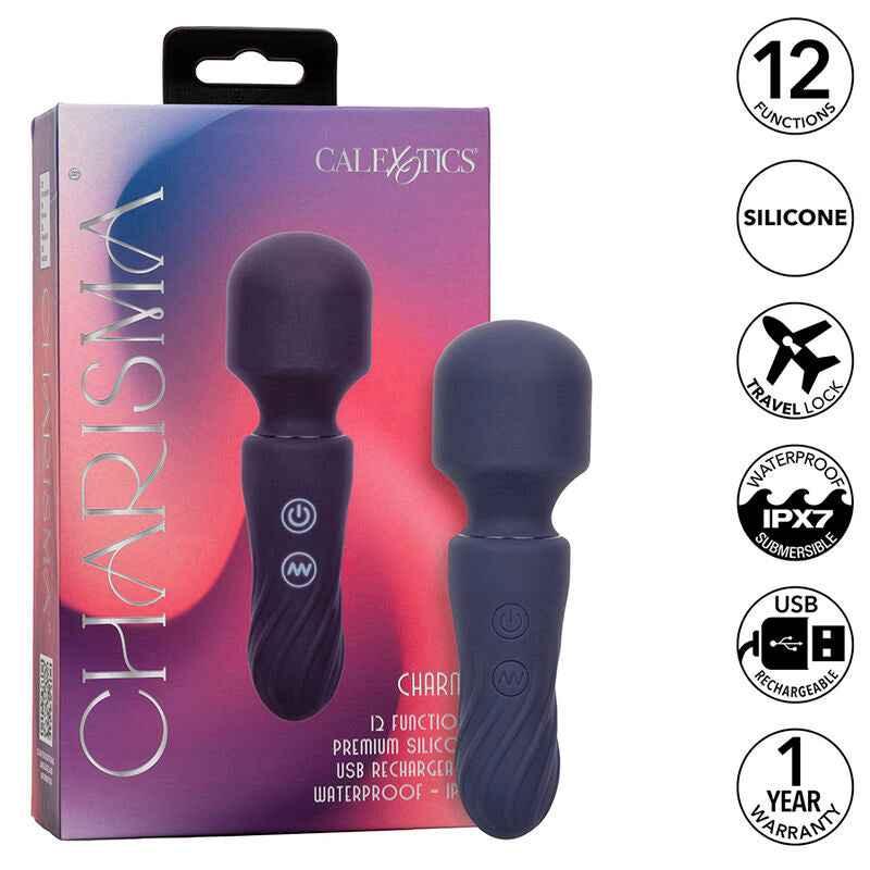 CALEXOTICS - CHARISMA CHARM MASSAGER 12 FUNKTIONEN LILA - Vanelion Paradise