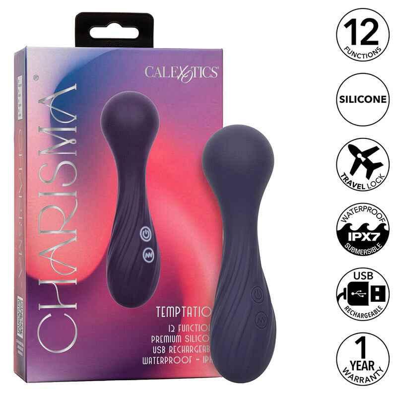 CALEXOTICS - CHARISMA TEMPTATION MASSAGER 12 FUNKTIONEN LILA - Vanelion Paradise
