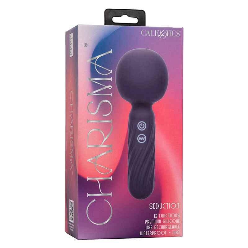 CALEXOTICS - CHARISMA SEDUCTION MASSAGER 12 FUNKTIONEN 17,75 CM X 6,25 CM LILA - Vanelion Paradise