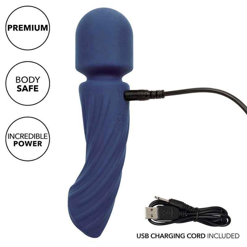 CALEXOTICS - CHARISMA ALLURE MASSAGER DOPPELMOTOR 12 FUNKTIONEN 17,25 CM X 4,5 CM LILA - Vanelion Paradise