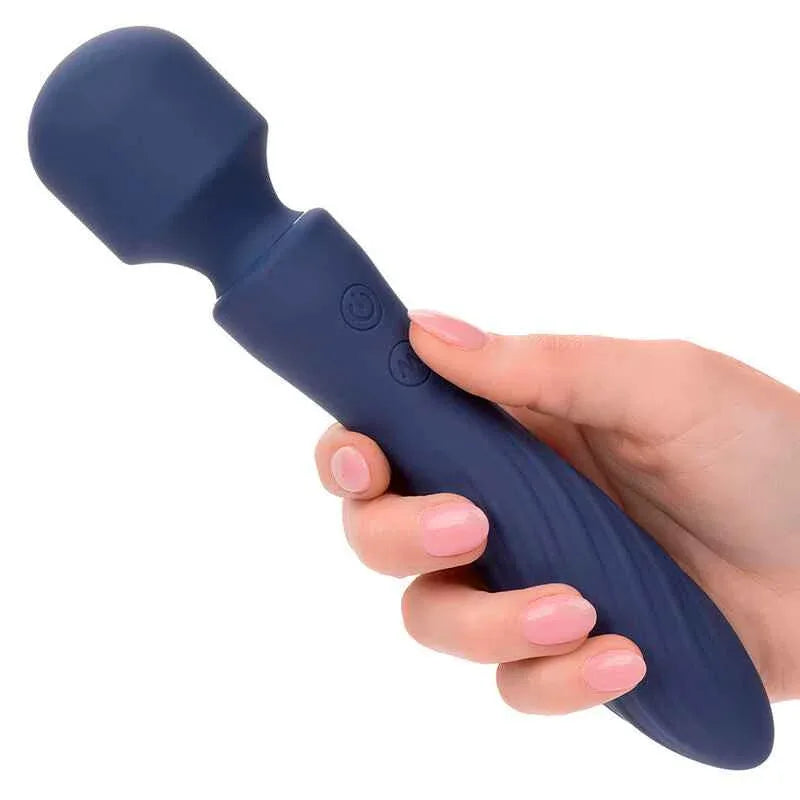 CALEXOTICS - CHARISMA MYSTIQUE MASSAGER DOPPELMOTOR 12 FUNKTIONEN 20,5 CM X 4,5 CM LILA - Vanelion Paradise