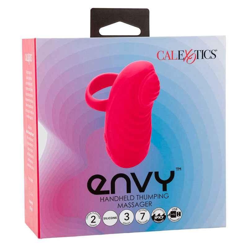 CALEXOTICS - ENVY HANDMASSAGER MIT ROLLBALL, 7 VIBRATIONEN, ROSA - Vanelion Paradise