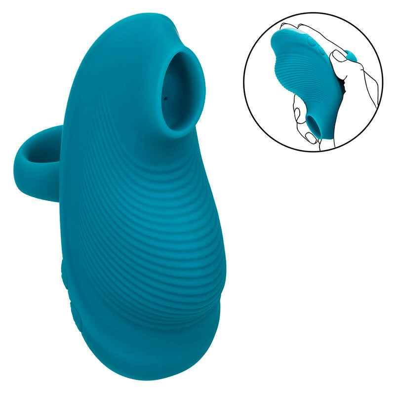 CALEXOTICS - ENVY HANDROLLING-BALL-MASSAGER 7 VIBRATIONEN BLAU - Vanelion Paradise