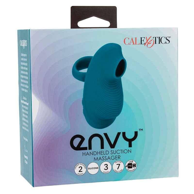 CALEXOTICS - ENVY HANDROLLING-BALL-MASSAGER 7 VIBRATIONEN BLAU - Vanelion Paradise