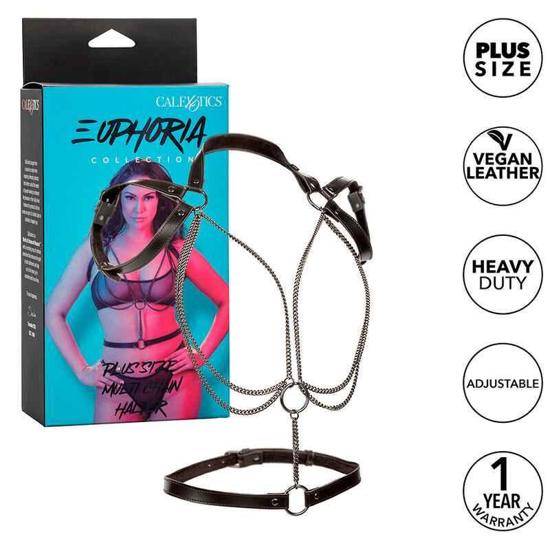 CALEXOTICS - EUPHORIA MULTICHAIN HALTER HARNESS PREMIUM ÜBERGRÖSSE - Vanelion Paradise