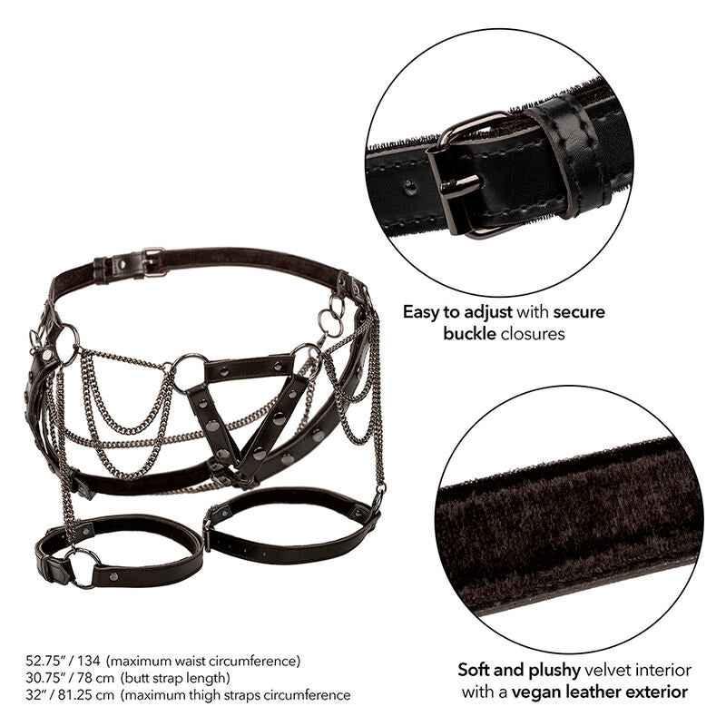 CALEXOTICS - EUPHORIA MULTICHAIN OBERSCHENKELHARNESS PREMIUM PLUS GRÖSSE - Vanelion Paradise