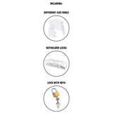 HIDDEN DESIRE - EXTREME KEUSCHHEITSPFERDKÄFIG ACRYL EINSTELLBAR KLAR - Vanelion Paradise