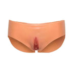HIDDEN DESIRE - ALTER EGO OFFENER VAGINA-SLIP MIT NIEDRIGER TAILLE, FLEISCH - Vanelion Paradise