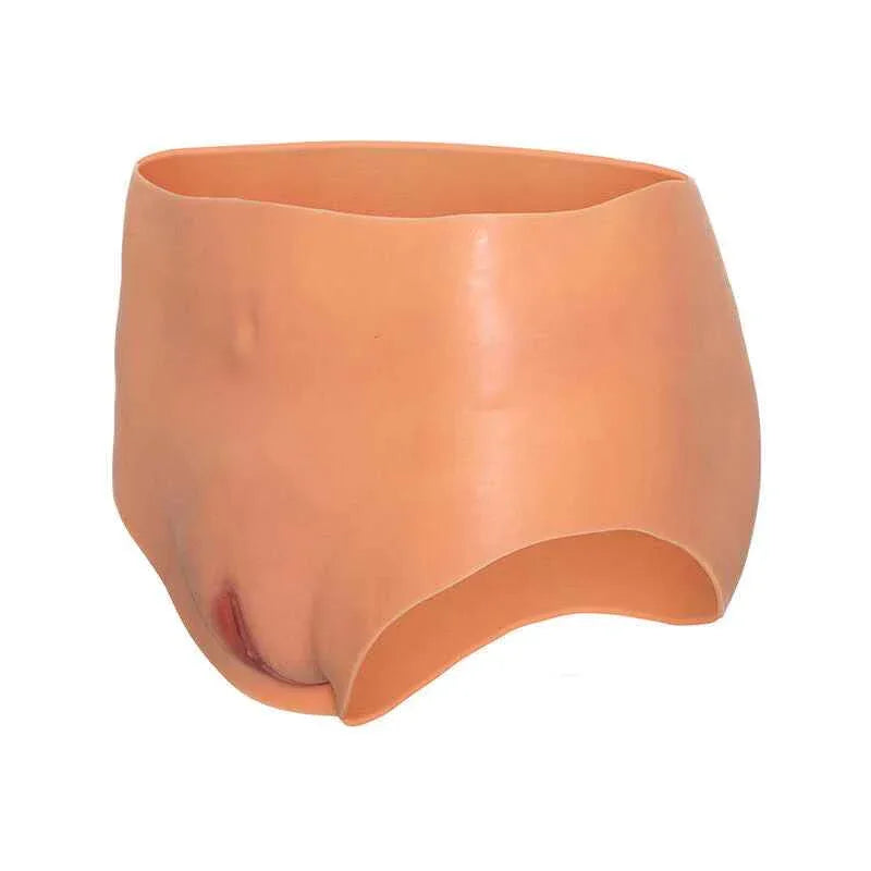 HIDDEN DESIRE - ALTER EGO OFFENER VAGINA-SLIP MIT HOHER TAILLE, FLEISCH - Vanelion Paradise