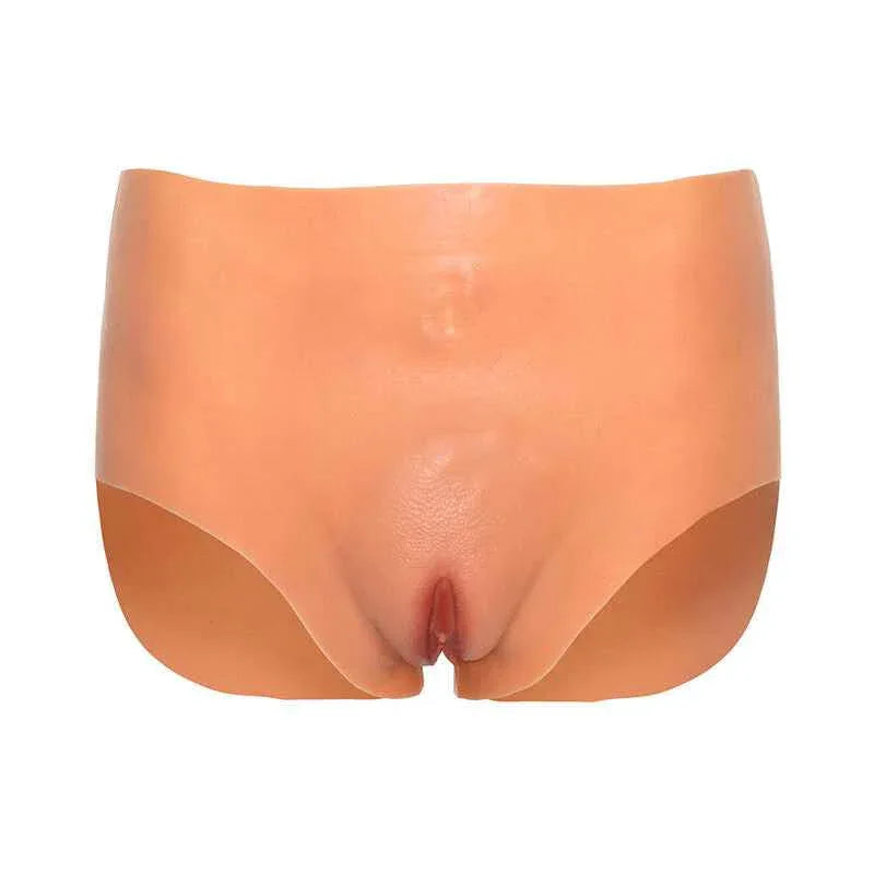 HIDDEN DESIRE - ALTER EGO OFFENER VAGINA-SLIP MIT HOHER TAILLE, FLEISCH - Vanelion Paradise