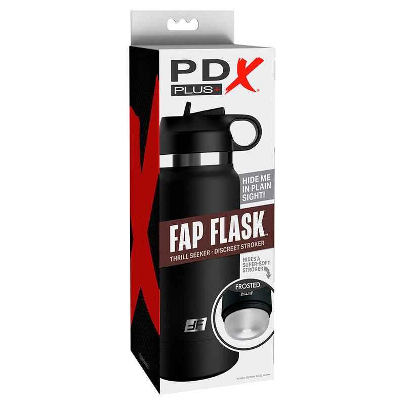 PDX PLUS - FAP FLASK FLASCHE DISCRET STROKER KLAR MODELL 1 - Vanelion Paradise
