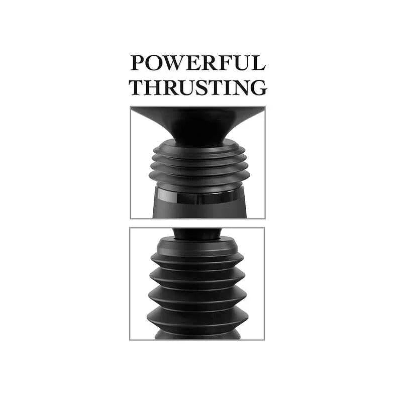 FETISH FANTASY SERIES - BODY DOCK THRUSTER DILDOKLEMME MIT 7 PUSH-MODI SCHWARZ - Vanelion Paradise