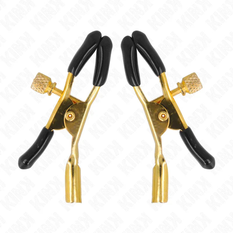 KINK - GOLDENE NIPPELKLEMMEN 6 CM - Vanelion Paradise