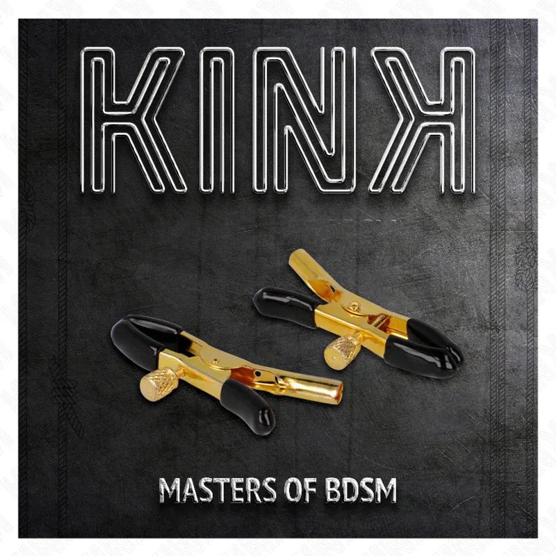 KINK - GOLDENE NIPPELKLEMMEN 6 CM - Vanelion Paradise