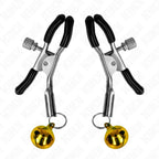 KINK - GOLDENE EINZELNE GLOCKEN-NIPPELNKLEMME 6 CM - Vanelion Paradise