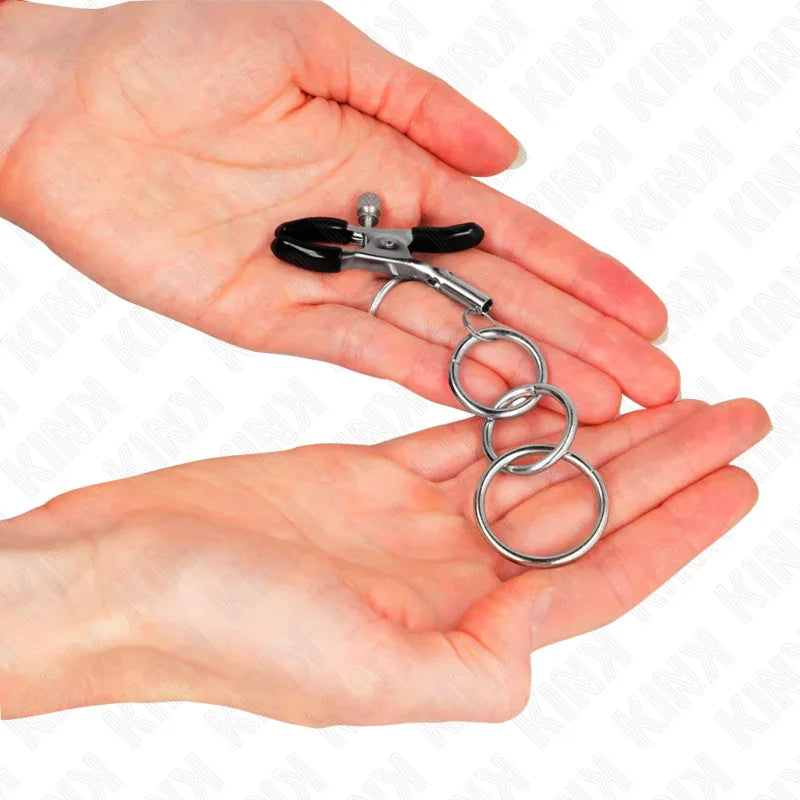 KINK - 3 O-RING NIPPELKLEMMEN 6 CM - Vanelion Paradise