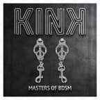 KINK - JAPANISCHE KLEEBLATT-NIPPELKLAMMERN MIT HAKEN SILBER - Vanelion Paradise