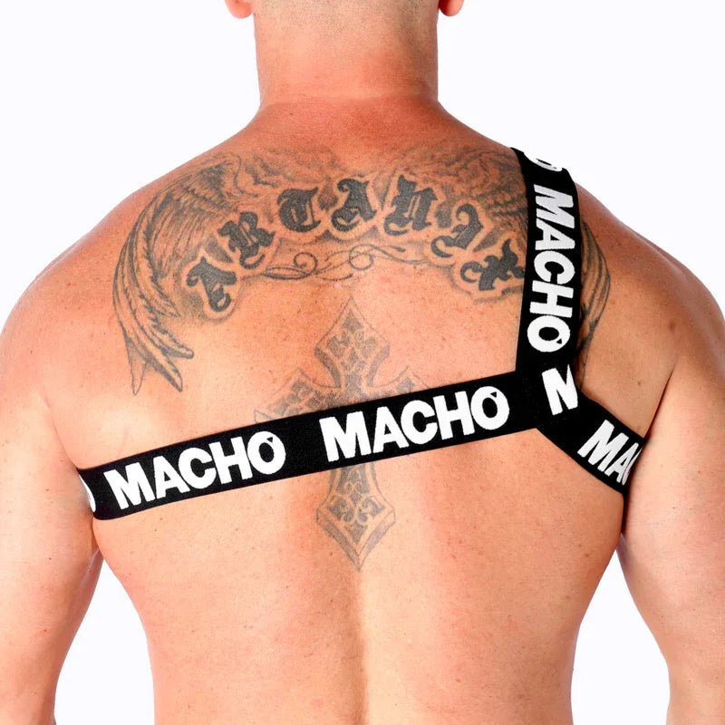 MACHO - RÖMISCHES HARNESS WEISS S/M - Vanelion Paradise