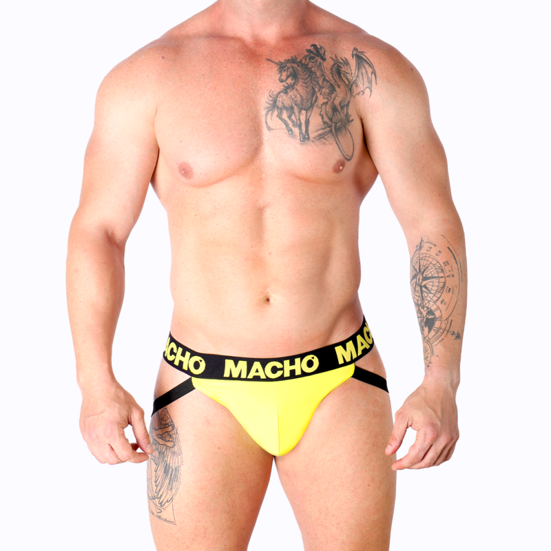 MACHO - MX25A JOCK LYCRA GELB S