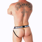 MACHO - MX26X1 JOCK GRID WEISS XL
