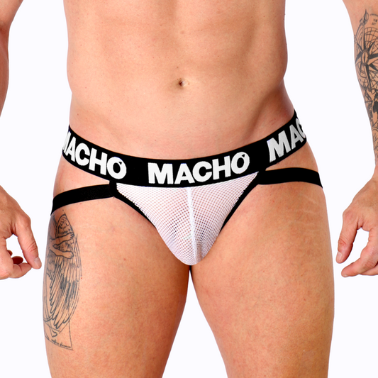 MACHO - MX26X1 JOCK GRID WEISS S