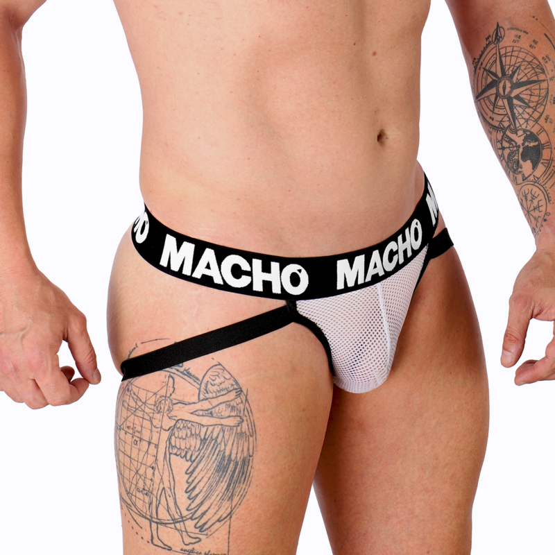 MACHO - MX26X1 JOCK GRID WEISS S