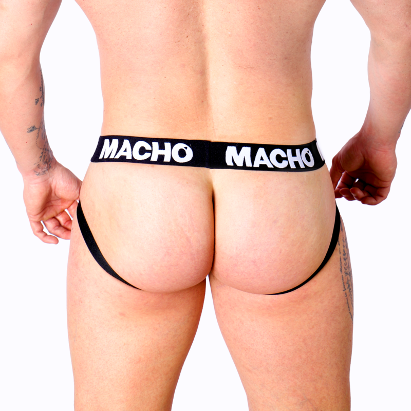 MACHO - MX27GR JOCK LEDER GRAU BEIGE S