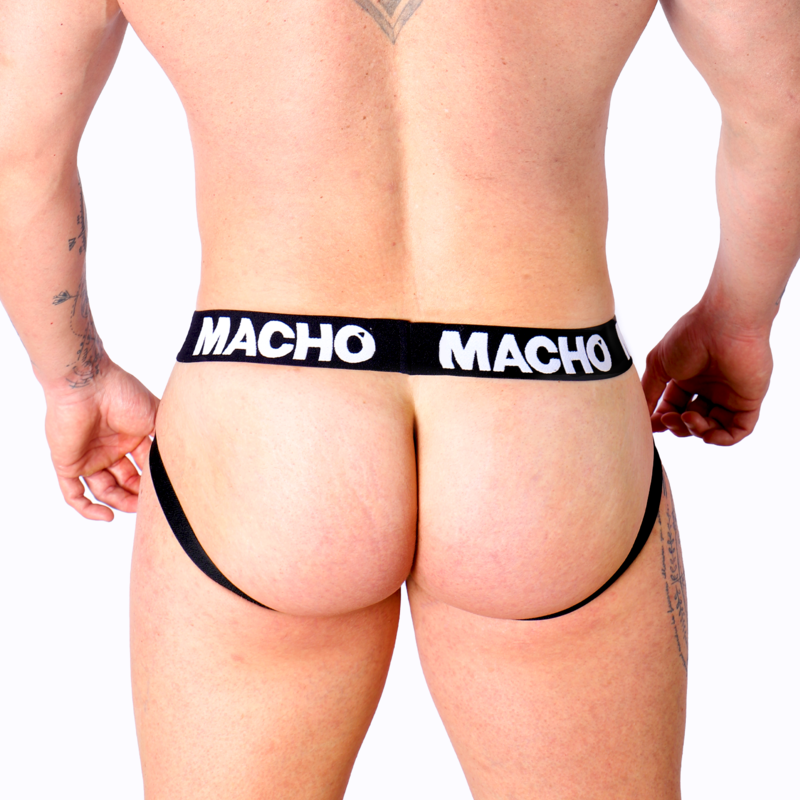 MACHO - MX25NC JOCK SCHWARZES LEDER S