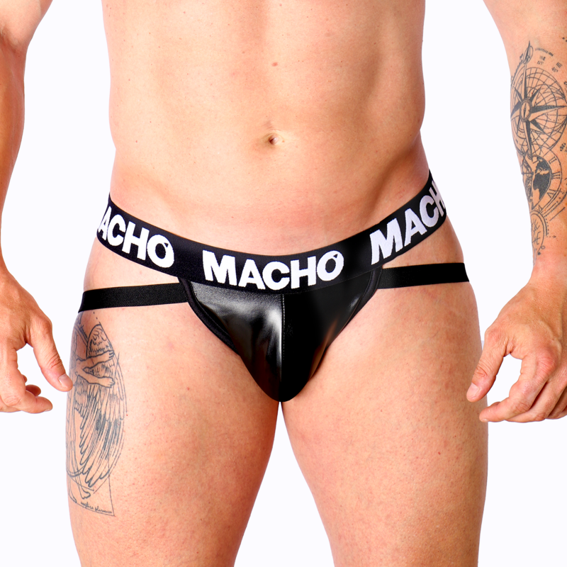 MACHO - MX25NC JOCK SCHWARZES LEDER S