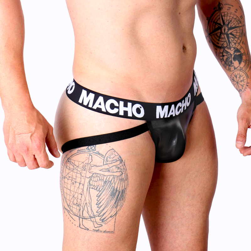 MACHO - MX25NC JOCK SCHWARZES LEDER S