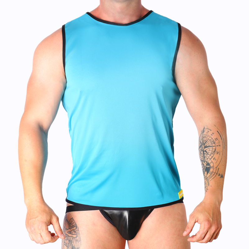 MACHO - BLAUES T-SHIRT S/M