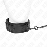 KINK - NEOPREN BONDAGE HALSBAND MODELL 2 MIT GÜRTEL 78 CM VERSTELLBAR 37,5 X 49,5 CM - Vanelion Paradise