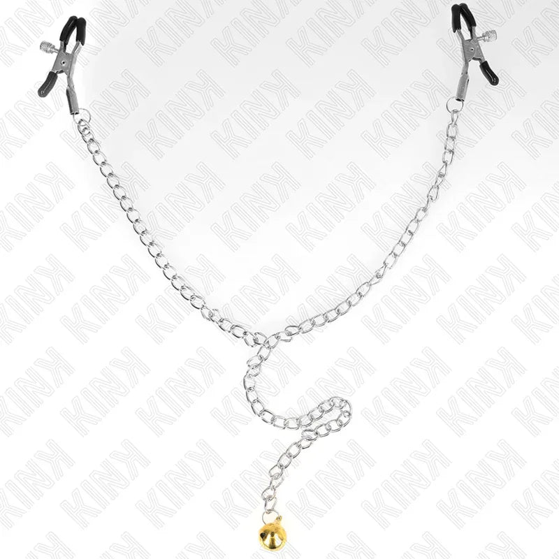 KINK - KETTENNIPPELKLAMMERN MIT GLOCKE 30 CM - Vanelion Paradise