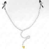 KINK - KETTE NIPPELKLEMMEN MIT HORNANHÄNGER 30 CM - Vanelion Paradise