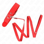 KINK - HALSKETTE MIT GÜRTEL 116 CM ROJO GURT VERSTELLBAR 32-50 CM X 8 CM - Vanelion Paradise