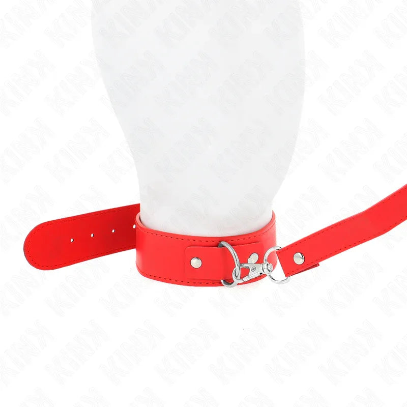 KINK - HALSKETTE MIT GÜRTEL 116 CM ROJO GURT VERSTELLBAR 32-50 CM X 8 CM - Vanelion Paradise