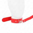 KINK - HALSKETTE MIT GÜRTEL 116 CM ROJO GURT VERSTELLBAR 32-50 CM X 8 CM - Vanelion Paradise