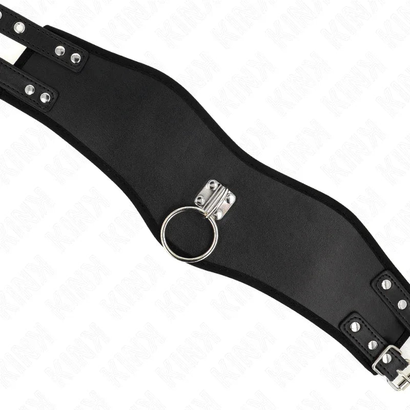 KINK - HALSKETTE 65 CM MIT BREITEM RIEMEN VERSTELLBAR 40-55 CM X 10 CM - Vanelion Paradise