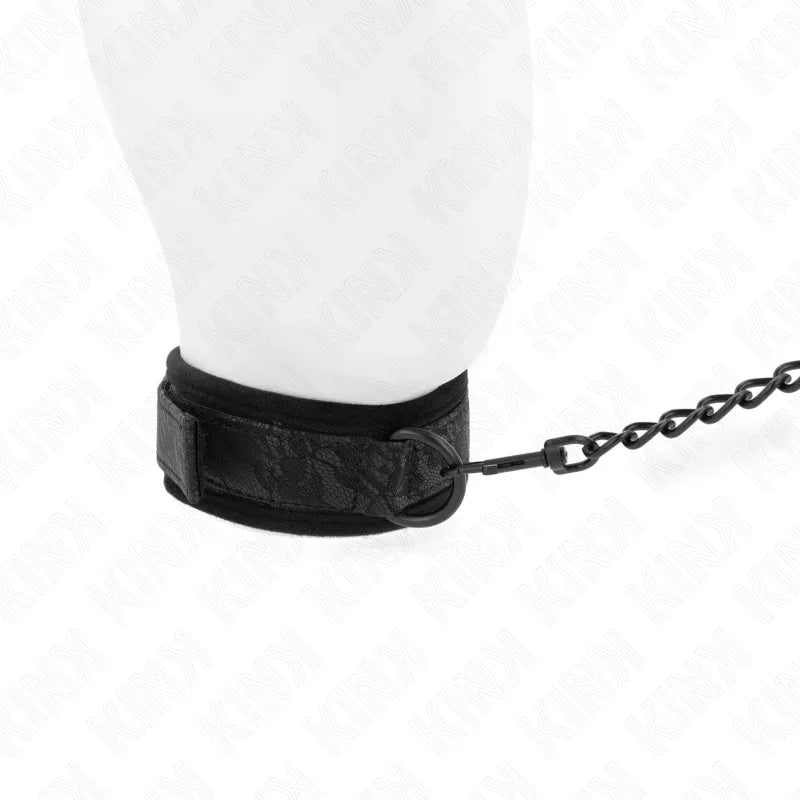 KINK - BASISMODELL HALSBAND MIT LEINE 77 CM MODELL 5 VERSTELLBAR 34-54 CM X 5 CM - Vanelion Paradise