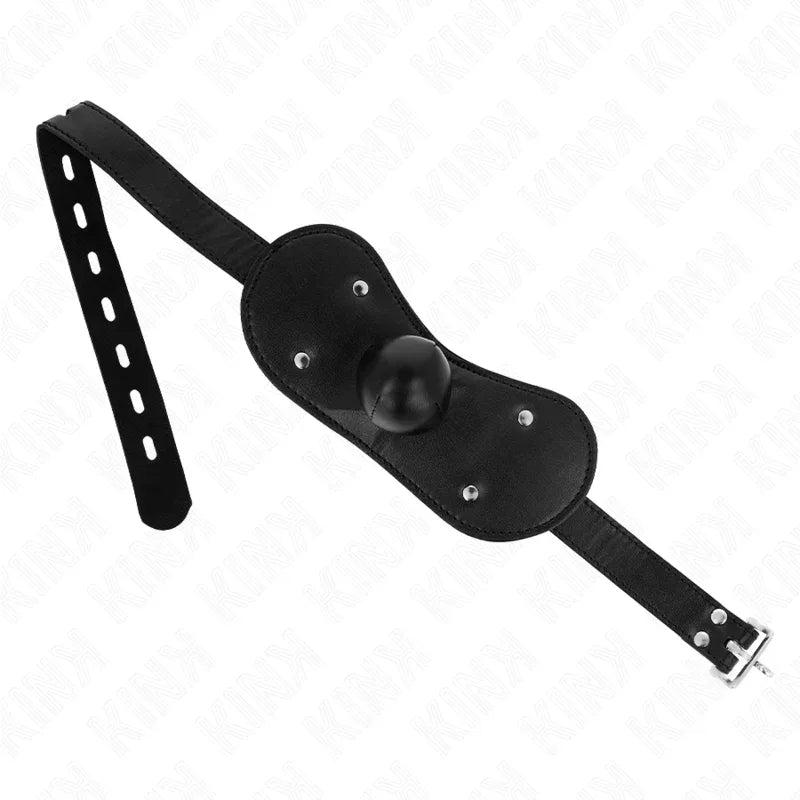 KINK - BALL GAG MUNDMASKE MIT SCHLOSS VERSTELLBAR 42-60 CM - Vanelion Paradise