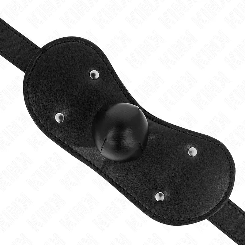 KINK - BALL GAG MUNDMASKE MIT SCHLOSS VERSTELLBAR 42-60 CM - Vanelion Paradise