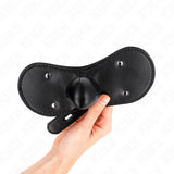 KINK - BALL GAG MUNDMASKE MIT SCHLOSS VERSTELLBAR 42-60 CM - Vanelion Paradise
