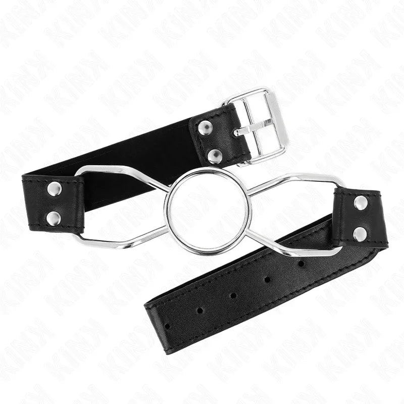 KINK - SPIDER MOUTH GAG 60 X 3 CM GRÖSSE M 4,5 CM - Vanelion Paradise